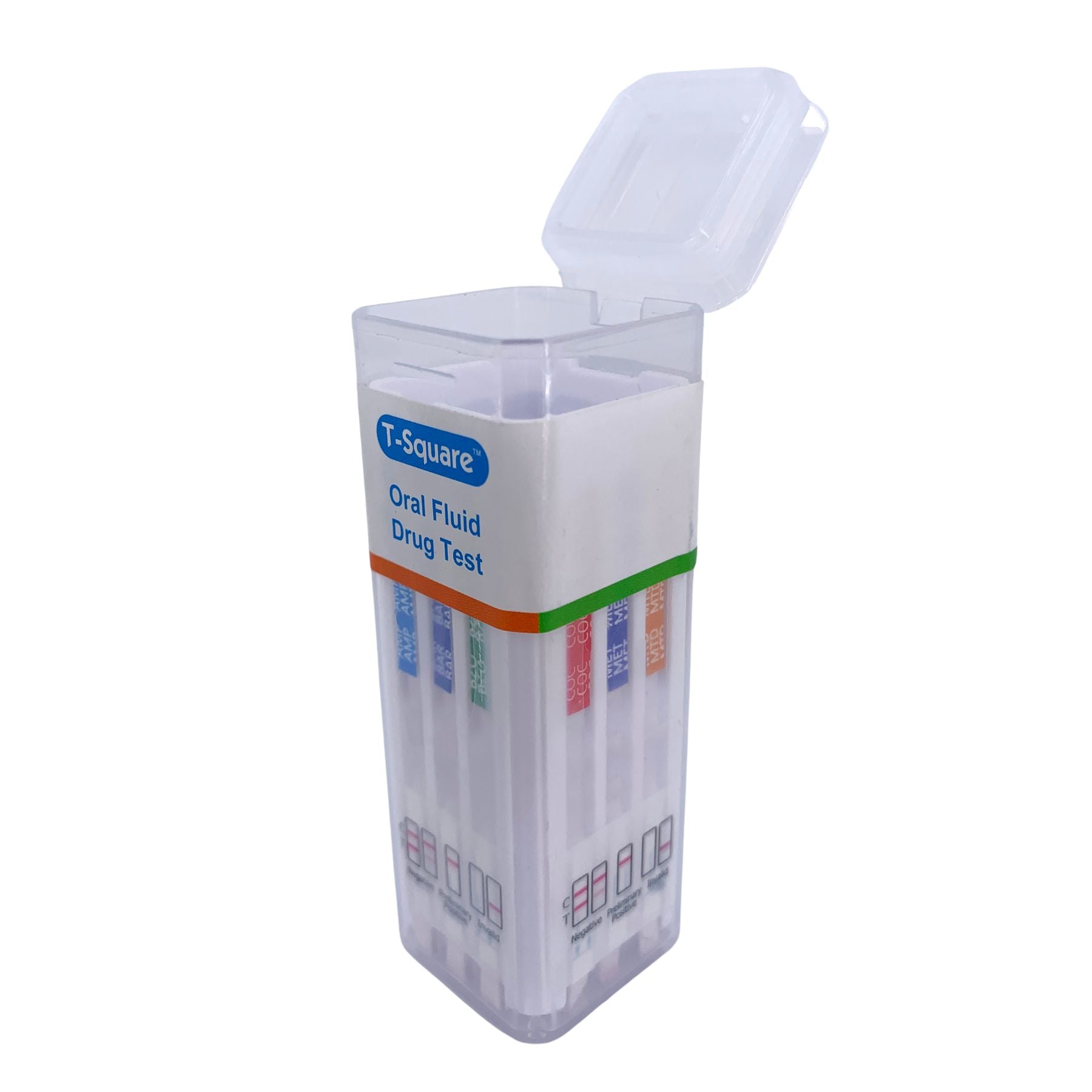 (No THC) 6-panel SAFElife T-Square Multi-Drug Saliva Test | QODOA-366NTEUO-I (25/box)