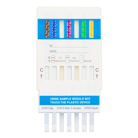 12-panel Multi-Drug Urine Test Card | W4124 (25/box)