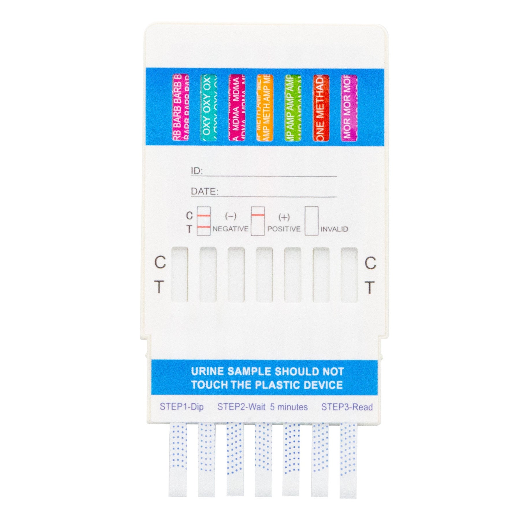 6-panel Multi-Drug Urine Test Card | W164 (25/box)