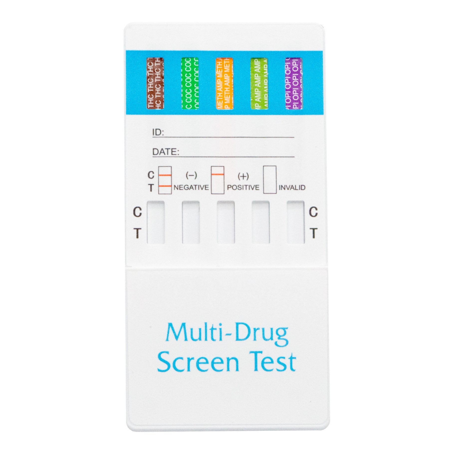 4-panel Multi-Drug Urine Test Card | W2344 (25/box)