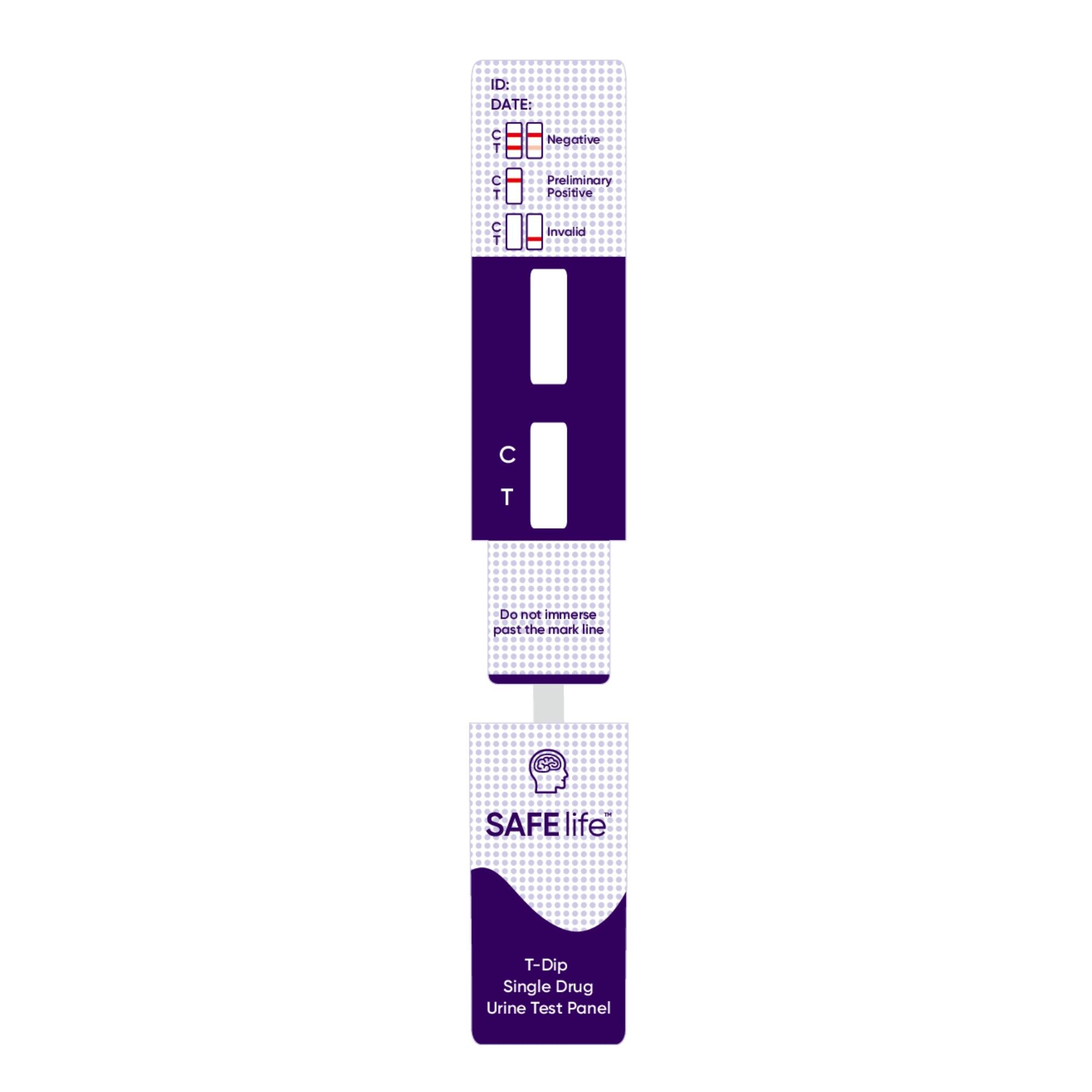 Benzodiazepine SAFElife T-Dip Urine Drug Test | WDBZ-114 (25/box)