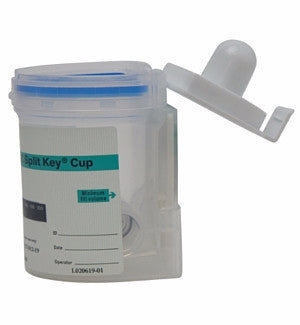 5 panel Integrated EZ Split Key Cup | DUD-157-012-019 (25/box) - ToxTests