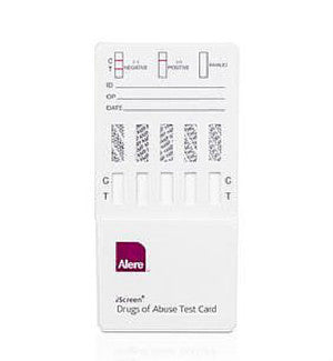Alere iScreen 10 panel Drug Test Cards | IS10 PANEL-DI2 (25/box) - ToxTests