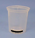 (25) Beaker-Style Urine Specimen Collection Cups w/ Temperature Strip | 190965 - ToxTests