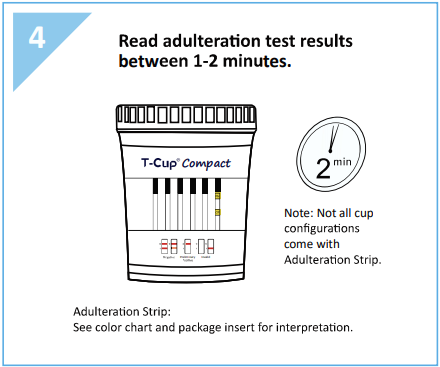 16 panel COMPACT T-Cup Multi-Drug Urine Test | CDOA-9165EFTK (25/box) - ToxTests