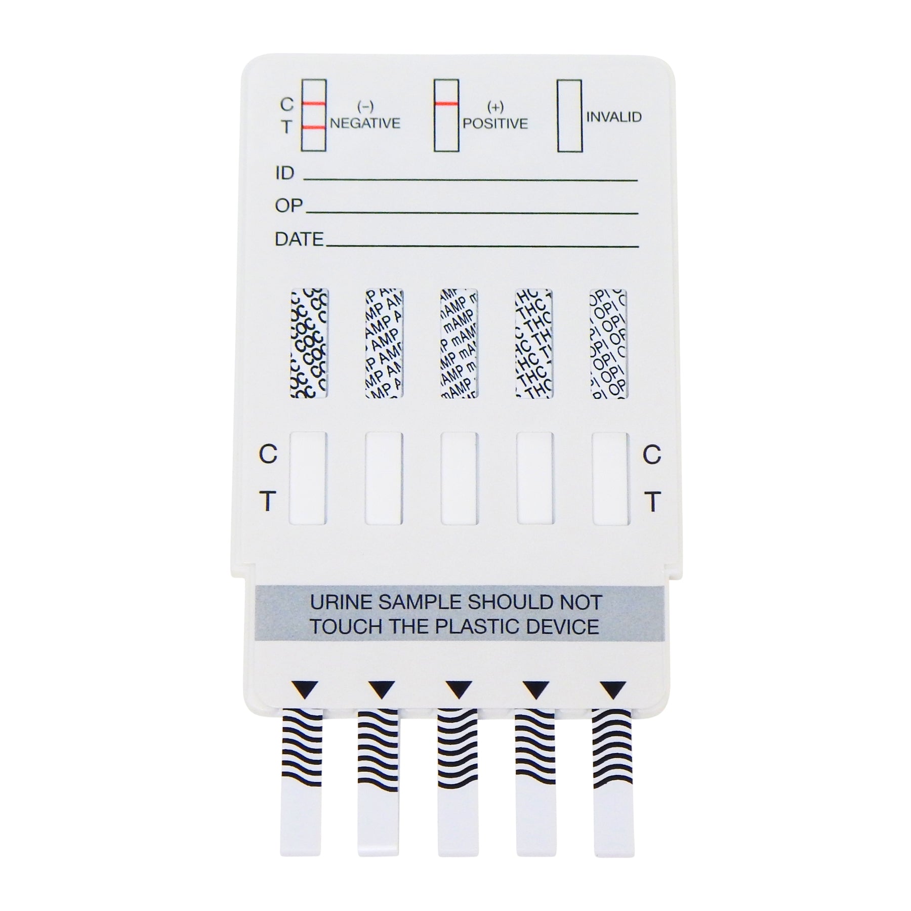 10-panel iSCREEN Urine Drug Test Dip Cards | IS10 PANEL-DI2 (25/box)