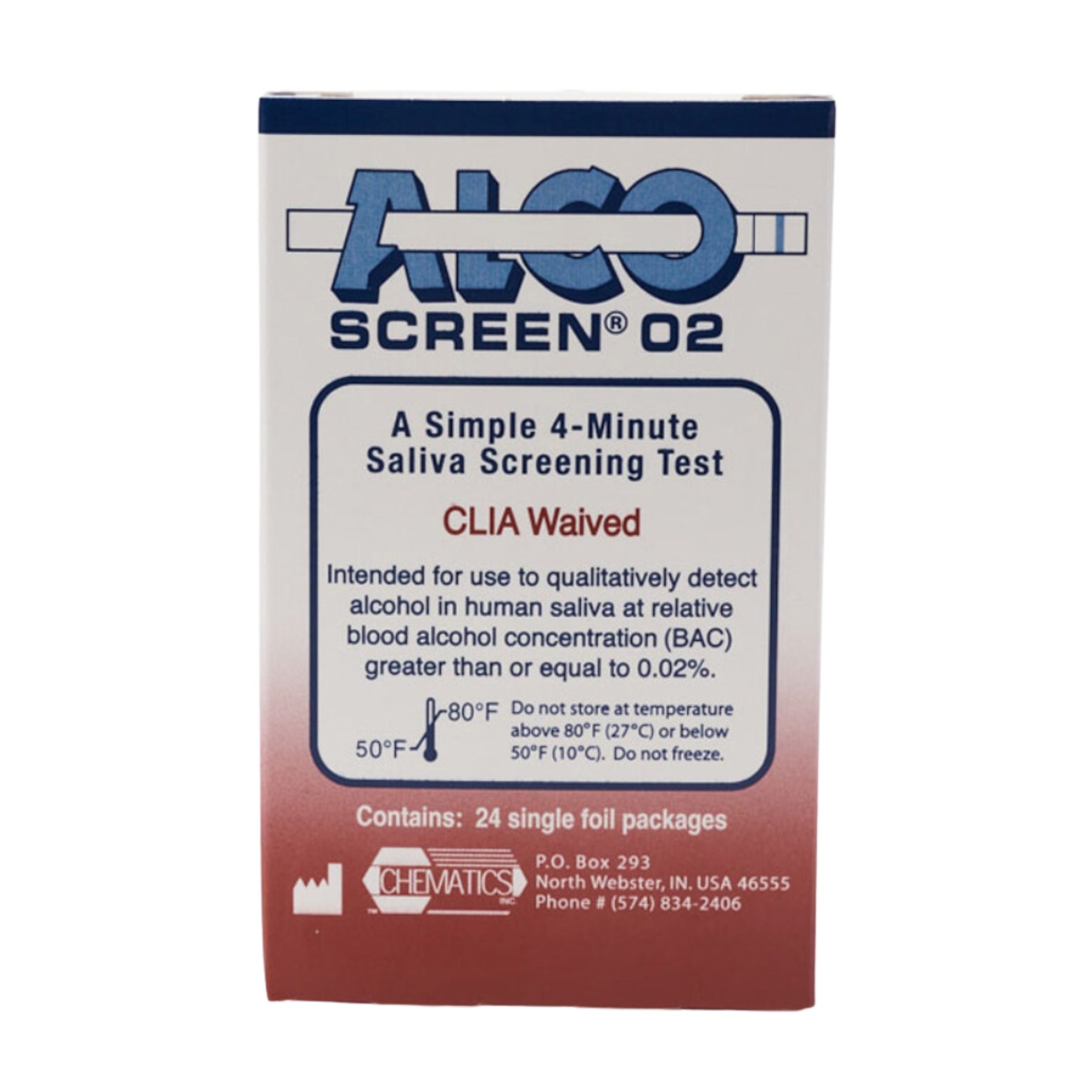 Alco-Screen 02 Alcohol Saliva Test Strips | 56024