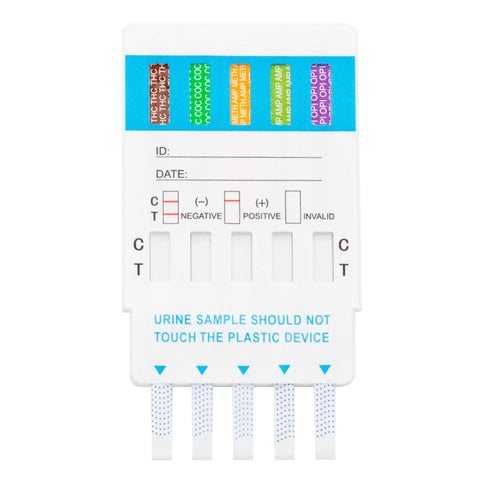 5-panel Multi-Drug Urine Test Card | W454 (25/box)