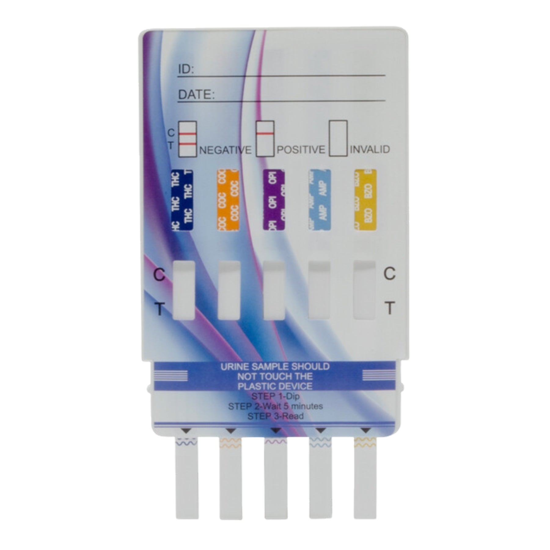 6 Panel Healgen Drug Test Dip Card | HDOA-265 (25/box)