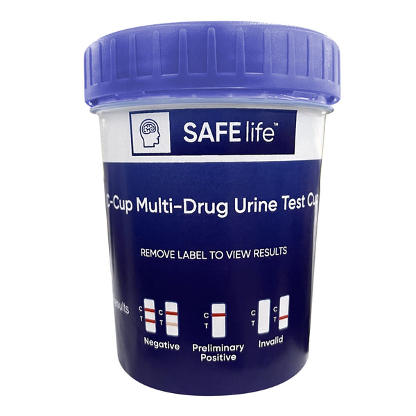 10-panel SAFElife C-Cup Multi-Drug Urine Test | CDOA-8105 (25/box)