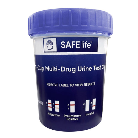 14-panel SAFElife T-Cup Multi-Drug Urine Test | TDOA-1144A3 (25/box)