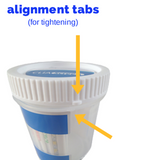 10 panel Urine Drug Test Kits | T-Cup TDOA-4104 (25/box) - ToxTests