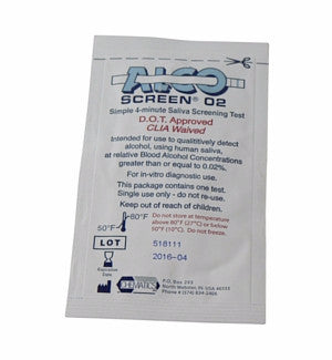 Alco-Screen 02 Alcohol Saliva Test Strips | 56024 - ToxTests