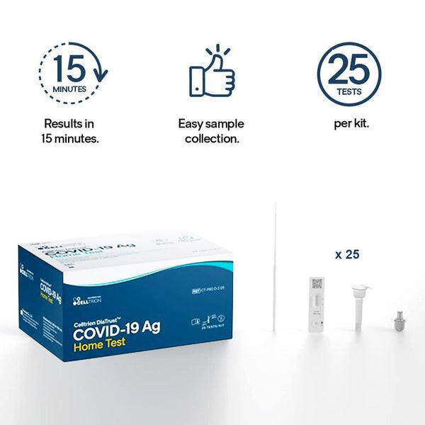 [Antigen Test] Celltrion DiaTrust COVID-19 Ag Home Test (25 tests)