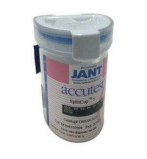 6-panel Accutest SplitCup Drug Test Kit | DS08AC625 (w/AD Test) - ToxTests