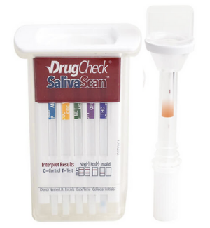 9-panel DrugCheck® SalivaScan Kit | 80908-A (25/box) - ToxTests