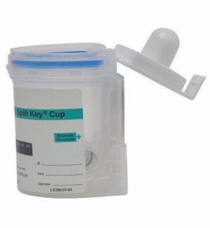 10 panel Integrated EZ Split Key Cup | DUA-1107-021-019 (25/box) - ToxTests