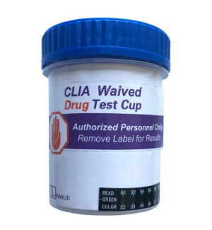 12 Panel Healgen Drug Test Cup (2.5 mm strip) | HCDOAEW-9125 (25/box)