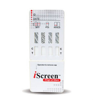 Alere iScreen 3 panel Drug Test Cards | IS3 OCT (25/box) - ToxTests