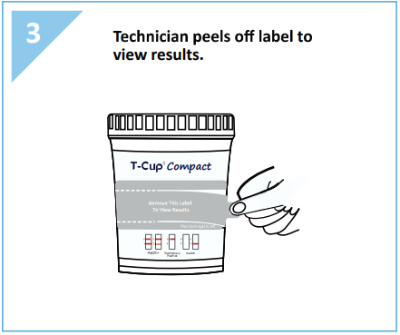 16 panel COMPACT T-Cup Multi-Drug Urine Test | CDOA-9165EFTK (25/box) - ToxTests