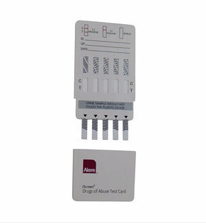 Alere iScreen 5 panel Drug Test Cards | IS5 MB (25/box) - ToxTests